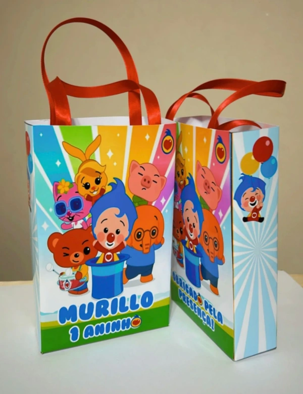 Sacolinhas Personalizada Um Heroí do Coração Lembrancinhas Para Aniversário