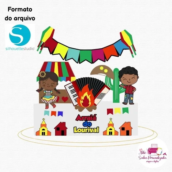 Arquivo Digital - Topo de Bolo Arraiá