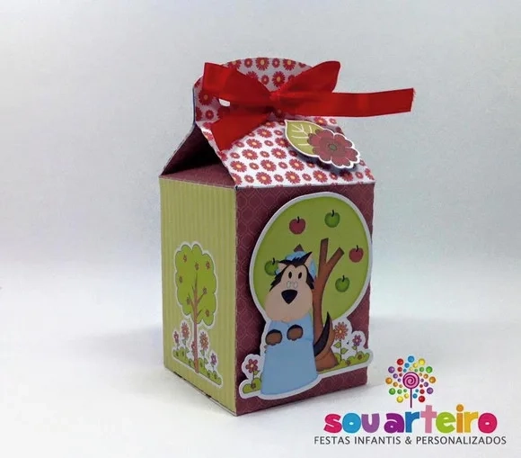 Kit 30 Lembrancinha Chapeuzinho Vermelho