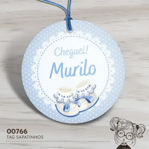 Tag Redonda Sapatinho - 00766