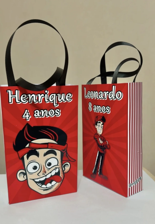 Sacolinhas Personalizadas Enaldinho