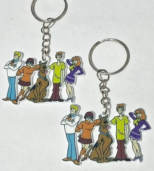 Chaveiro Scooby-doo Acrilico U.v - 5 Unidades