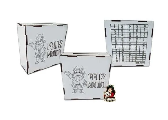 Cofrinho Personalizado Natal Lembrancinha