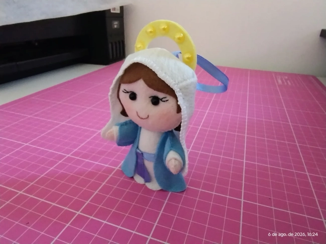 Nossa Senhora das Graças em feltro- pequena