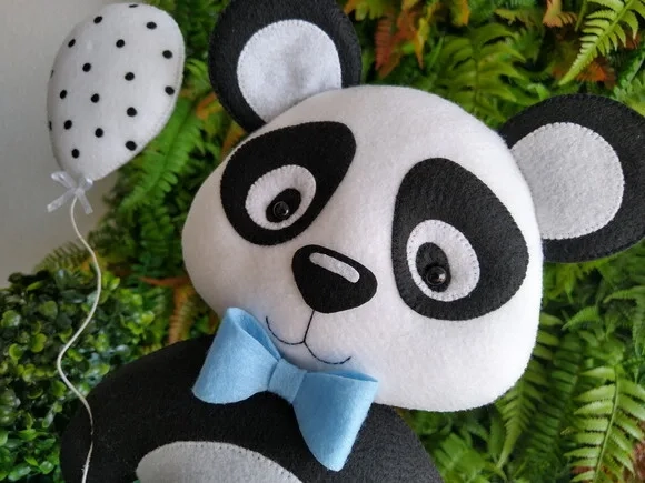 Panda em Feltro