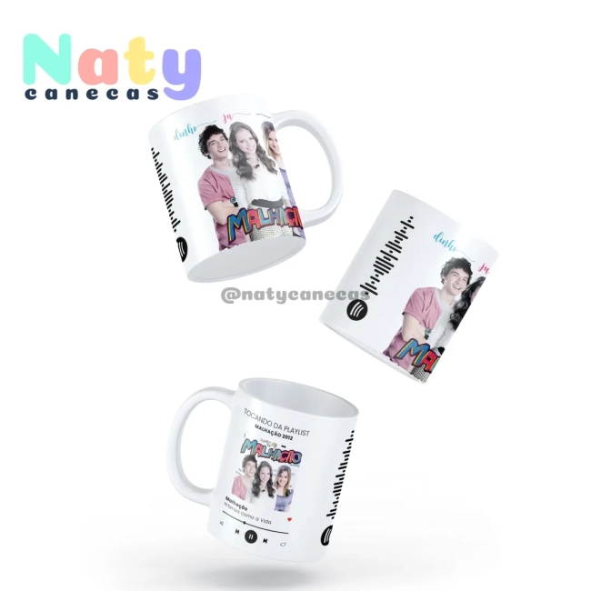 Caneca Personalizada Trilha Sonora Malhação 2012