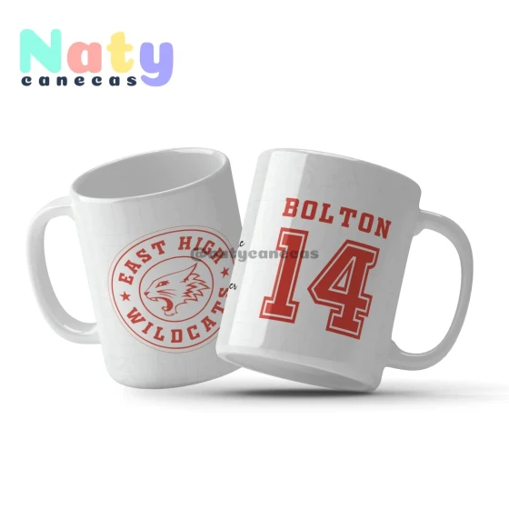 Caneca Personalizada High School Musical Personalize com Nome e Número