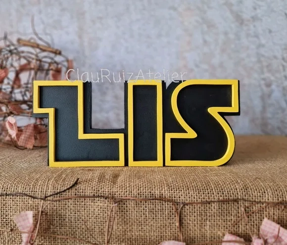 Letras Decorativas Personalizadas em MDF para Quarto de Bebê e Festas - Tema Star Wars