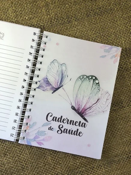 Caderneta de Saúde / Vacinação Personalizada - Borboletas