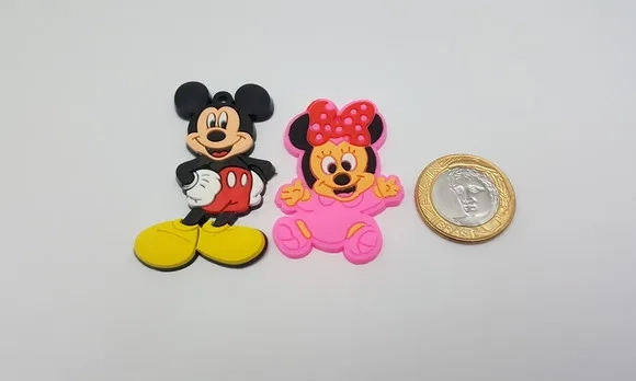 Pingente Minnie ou Mickey Emborrachado