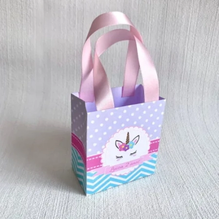 Sacolinha personalizada Unicórnio