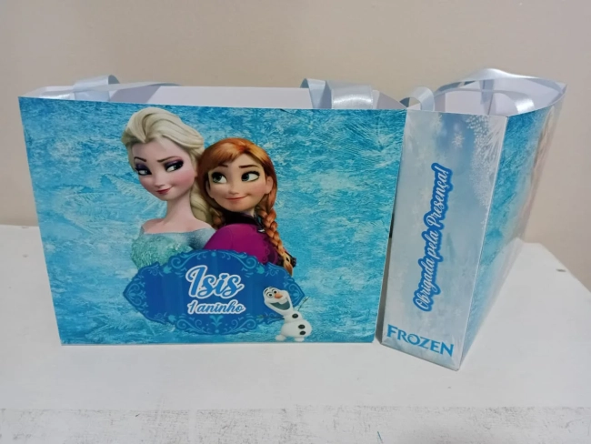 Sacolinhas Personalizadas Frozen para Lembrancinhas
