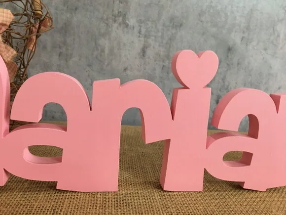 Letras de MDF -Nomes Linha CH