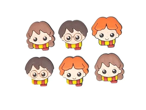 Aplique Harry Potter Emborrachado Pacote com 6 Unidades