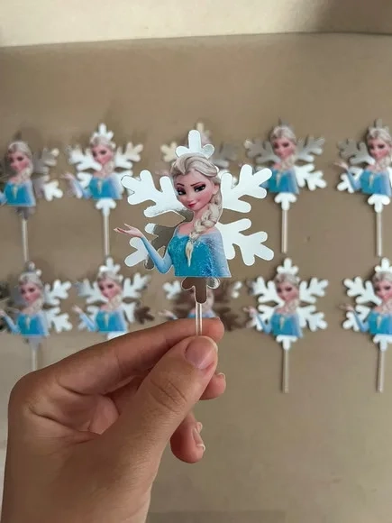 Arquivo Digital - Topper para Cupcake Frozen