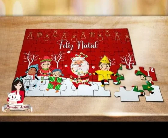 Quebra Cabeça Personalizado Natal Novo