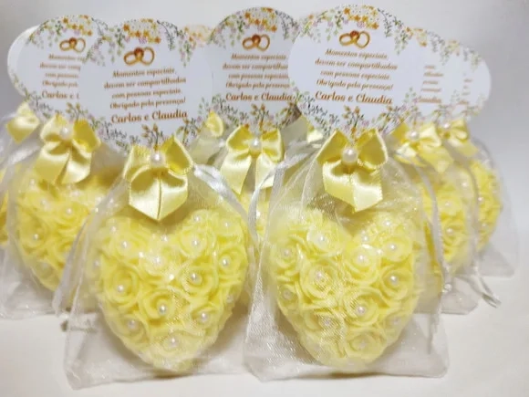 Lembrancinha de Casamento, Sabonete Coração Provence