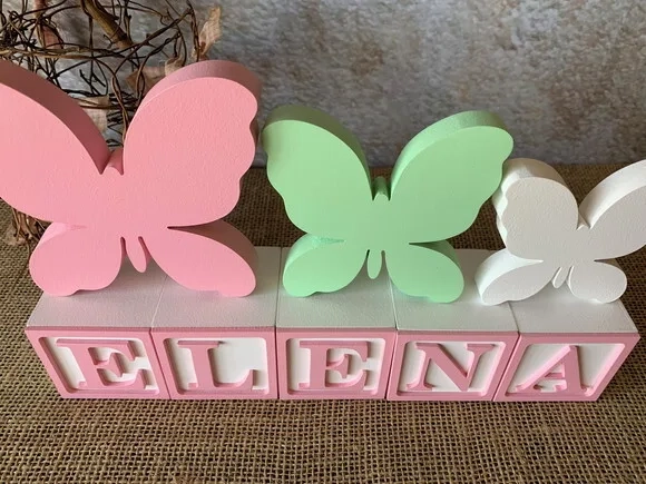 Candy Colors - Cubos 6x6cm Ts+ Trio de Borboleta