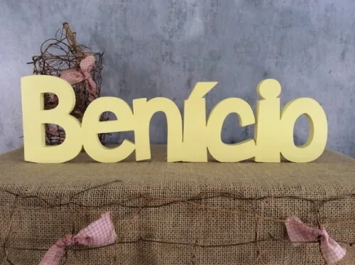 Letras de MDF -Nomes