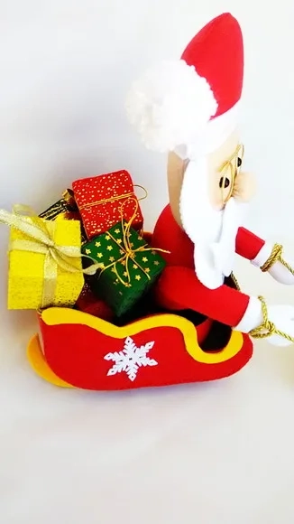 Natal - Papai Noel em Feltro