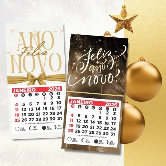 Mini Calendário 2026