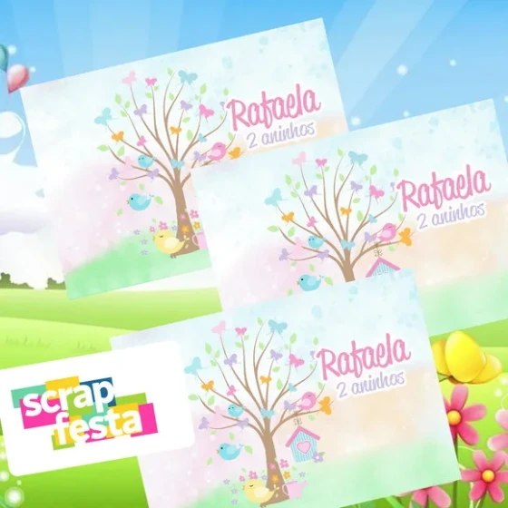 50 Adesivo Personalizado Retangular 6,5x9 Princesas Castelo