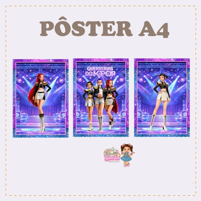 Kit Festa Só Um Bolinho K POP ADULTA - Decoração de Festa