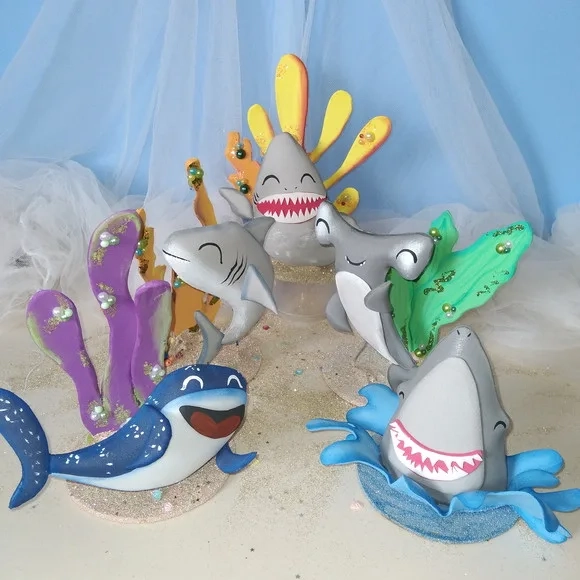 Combo com 22 - Bichinhos Fundo do Mar Cores Fortes