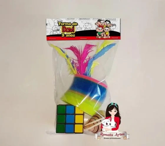 Kit Brinquedos Retrô Tema Desenhos Nacionais