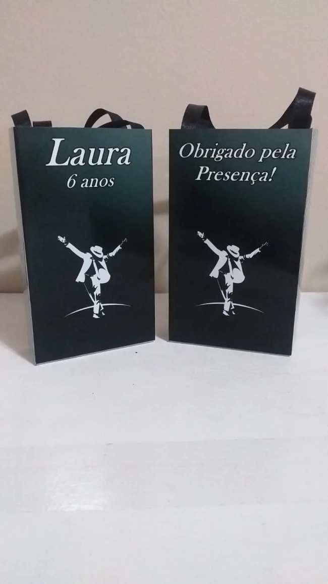 Sacolinhas Personalizadas Michael Jackson para Lembrancinhas