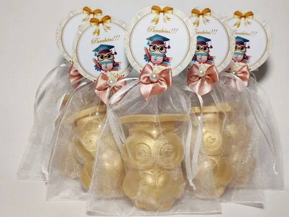 Lembrancinha para Professores: Sabonete Coruja - Corujinha