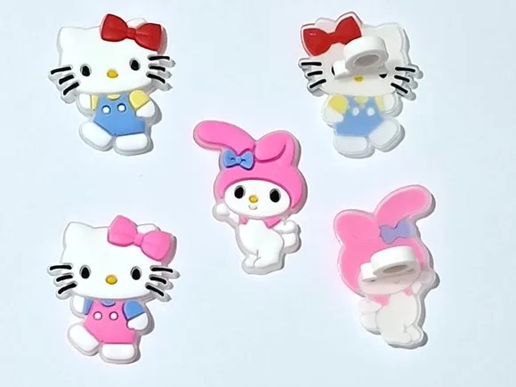 Ponteira P/lápis Hello Kitty e Melody Pacotes com 6 Unidades