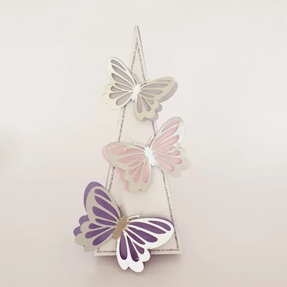 Kit 60 Lembrancinhas Borboleta Lilas