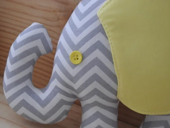 Almofada Elefante m - para Nichos Decorativa