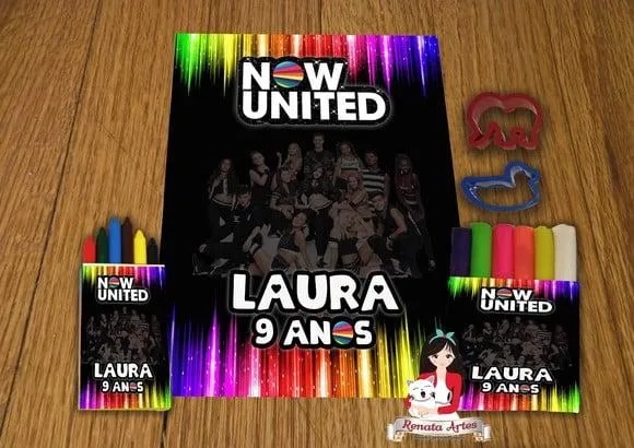 Kit Passatempo Personalizado Now United