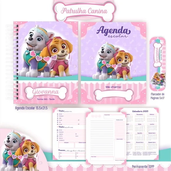 Caderno ou Agenda Personalizada