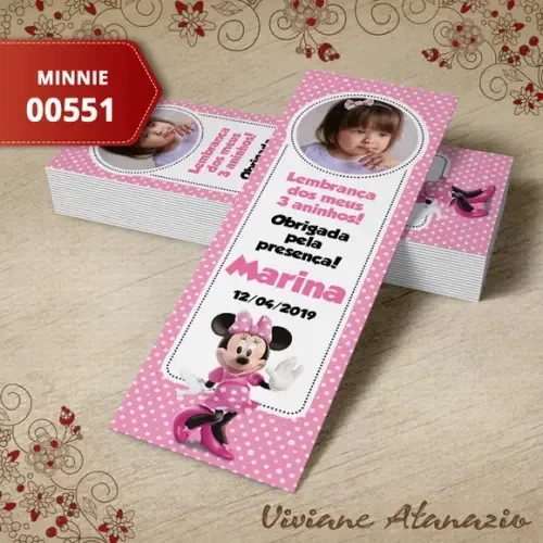 Marcador de Livro Minnie - 00551