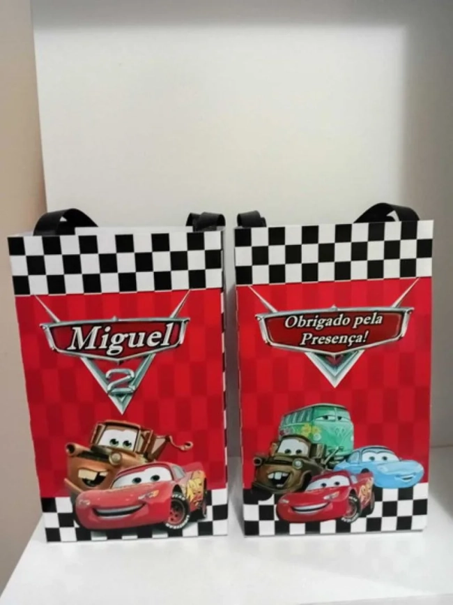 Sacolinhas Personalizadas Carros para Lembrancinhas