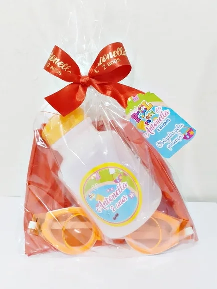 Kit Mergulho Infantil Personalizado Tema Pool Party