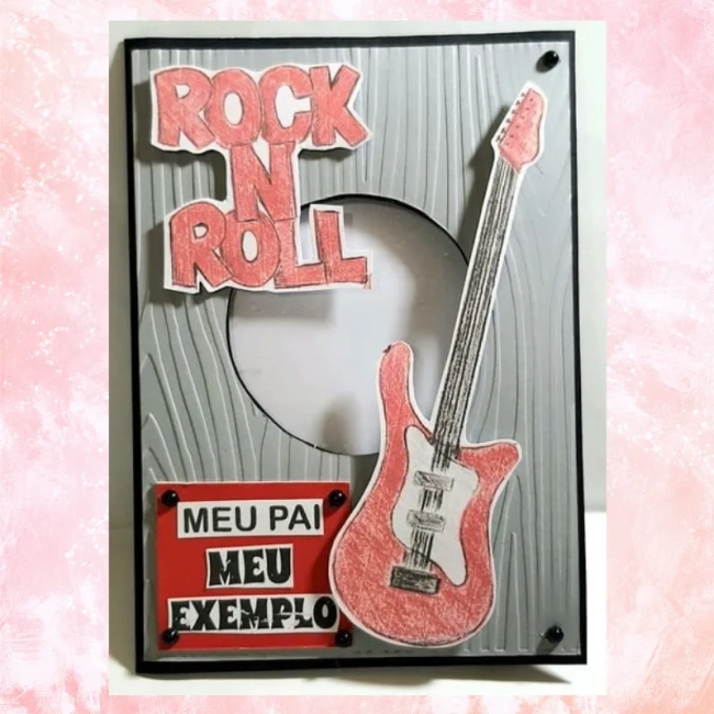 Cartão Dia Dos Pais Guitarra