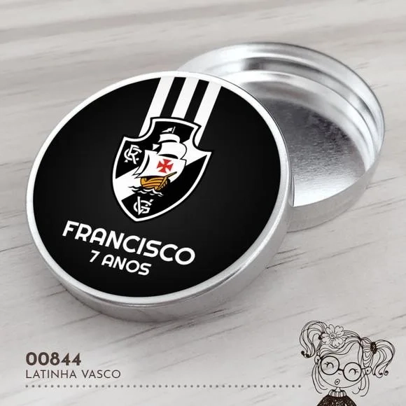 Latinha Adesivada Vasco - 00844