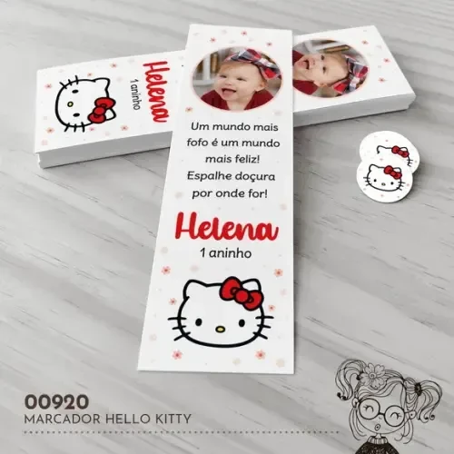 Marcador de Livro Hello Kitty - 00920