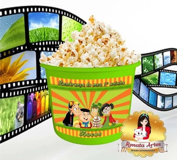 Balde de pipoca CHAVES 2