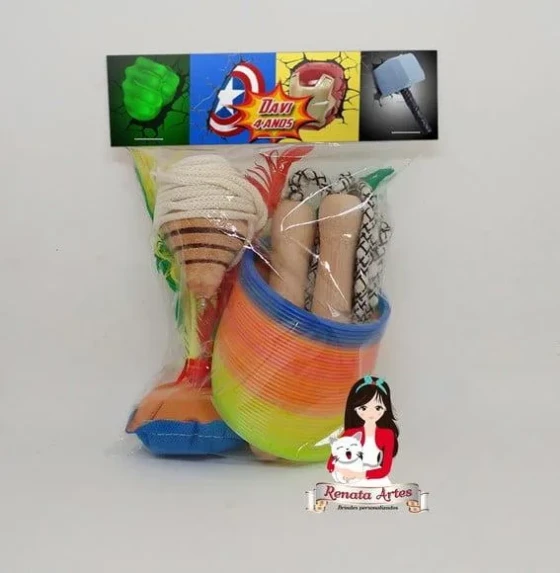 Kit Boa Infância Completo Tema os Vingadores