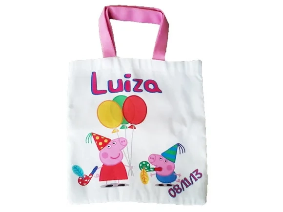 Ecobag Personalizada - Kit com 15 Unidades Tamanho 20x20