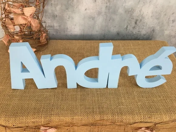 Letras Decorativas - nome em MDF Linha CH