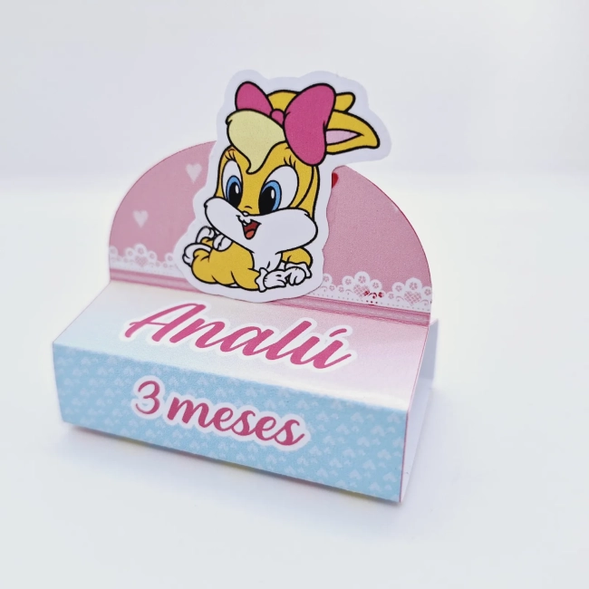 PEGUE E MONTE - Kit Festa BABY LOONEY TUNES - Decoração de Festa - Caixinhas Personalizadas