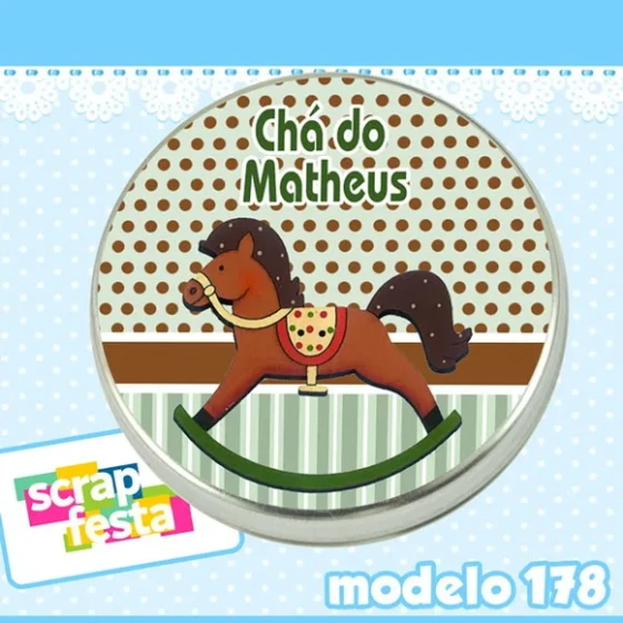Lembrancinhas de Chá de Bebê Latinhas