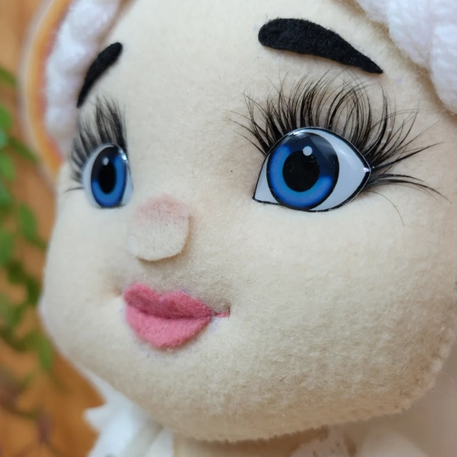 Boneca Rainha Branca Alice No País Das Maravilhas