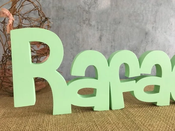 Letras de MDF -Nomes Linha CH